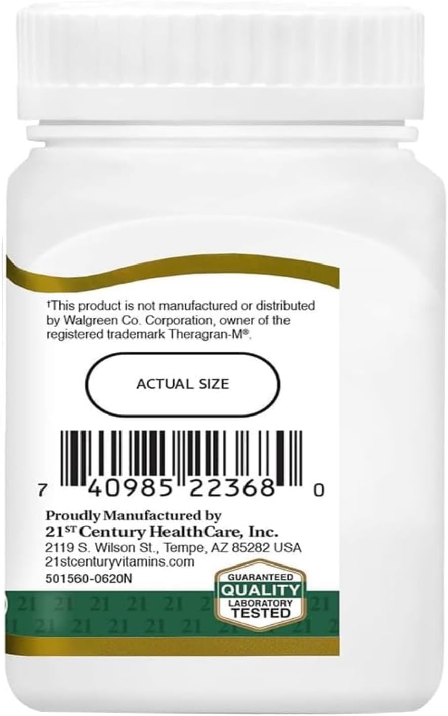 Multivitamínico y Mineral 130 Comprimidos - Comparable a Threagran M