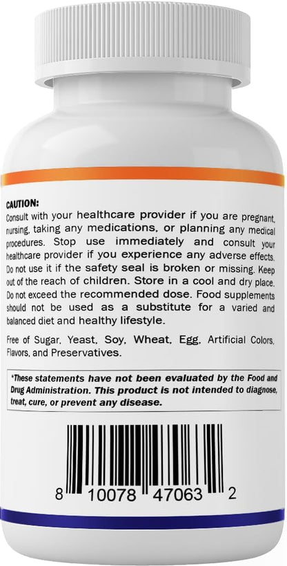 Ácido Fólico 1000 mcg (1 mg) - 240 – Calidad garantizada: Fabricado en EE.UU. en instalaciones que cumplen con las – Image 9