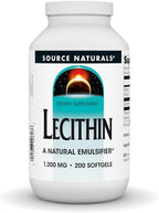 Source Naturals Lecitina 1200 mg - 200 Cápsulas Blandas