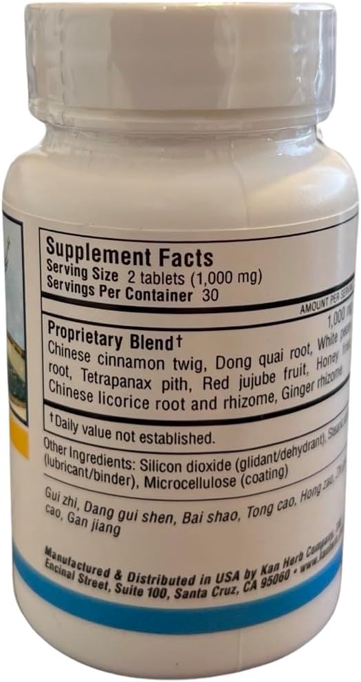 Dang Gui Si Ni Tang 500 mg, 60 comprimidos