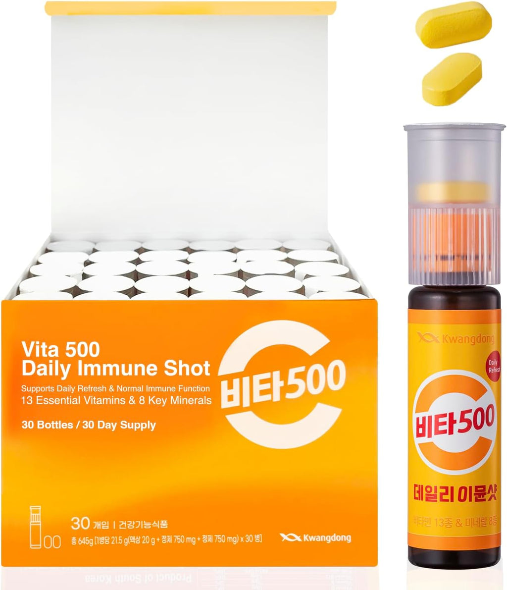 KWANGDONG Vita500 Daily Immune Support Shot - 7 Viales
