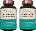 Hair La Vie Clinical Formula Vitaminas para el Cabello con Biotina y Saw Palmetto - Bienestar Capilar y General (Pack de 2)