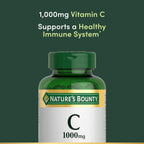 Nature's Bounty Vitamina C, 1000 mg, 100 Caplets (Pack de 3)
