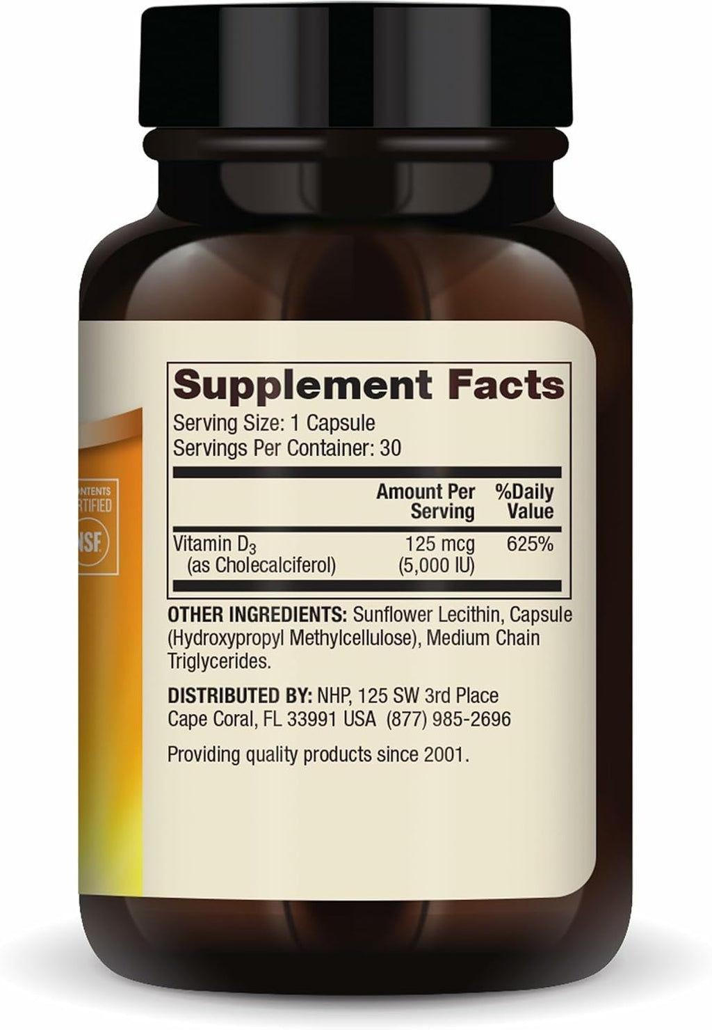 Dr. Mercola Vitamina D3 Liposomal - Apoya la salud cardíaca, ósea e inmunológica - 5000 UI por porción - Sin OGM, sin soja y sin gluten - 30 cápsulas (30 porciones)