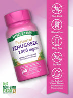 Nature's Truth Fenogreco 2000 mg, 100 Cápsulas