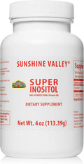 Sunshine Valley Super Inositol Powder – Complemento Alimenticio, 113 g (4 oz)