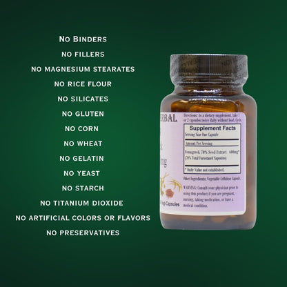 Extracto de Fenogreco Barlowe's Herbal – Envase sostenible: Frasco de vidrio que protege la pureza del producto y – Image 5