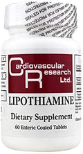 Cardiovascular Research Lipothiamine 60 Comprimidos - Tiamina (Vitamina B1)