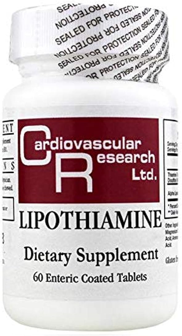 Cardiovascular Research Lipothiamine 60 Comprimidos - Tiamina (Vitamina B1)