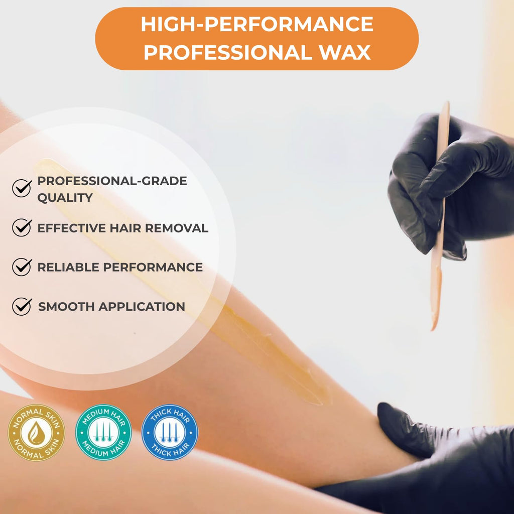 Cera Depilatoria Suave NaturaverdePro con Miel y Vitamina E para Cuerpo y Rostro – 397g