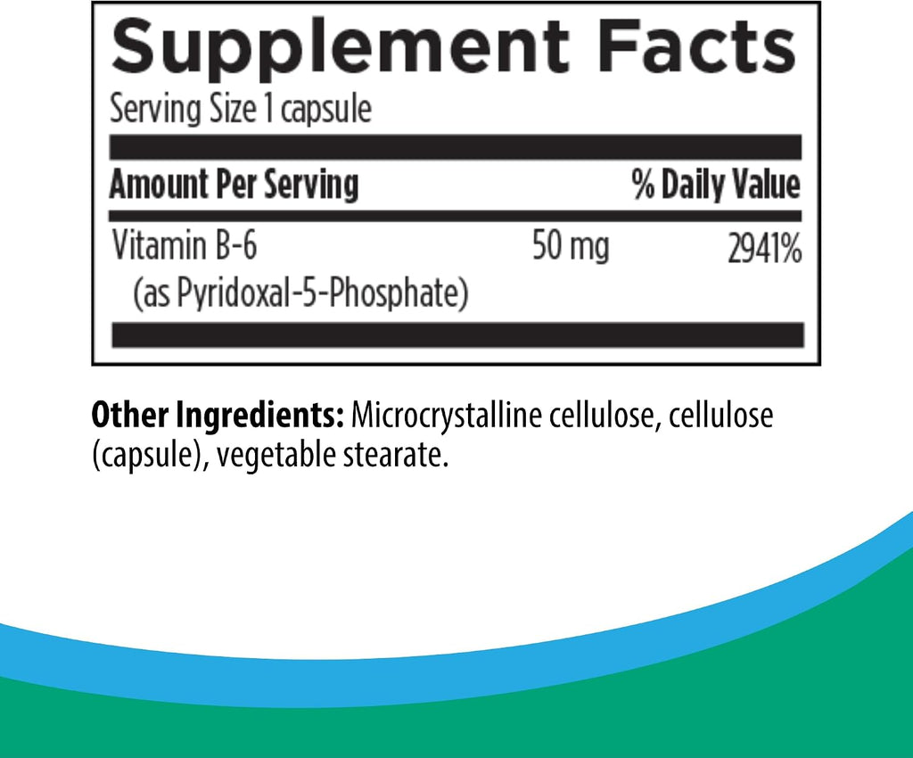 Rootcology P5P | Vitamina B6 Activa (Piridoxal Fosfato) para el Equilibrio del Estado de Ánimo y la Energía - 120 Cápsulas Vegetales