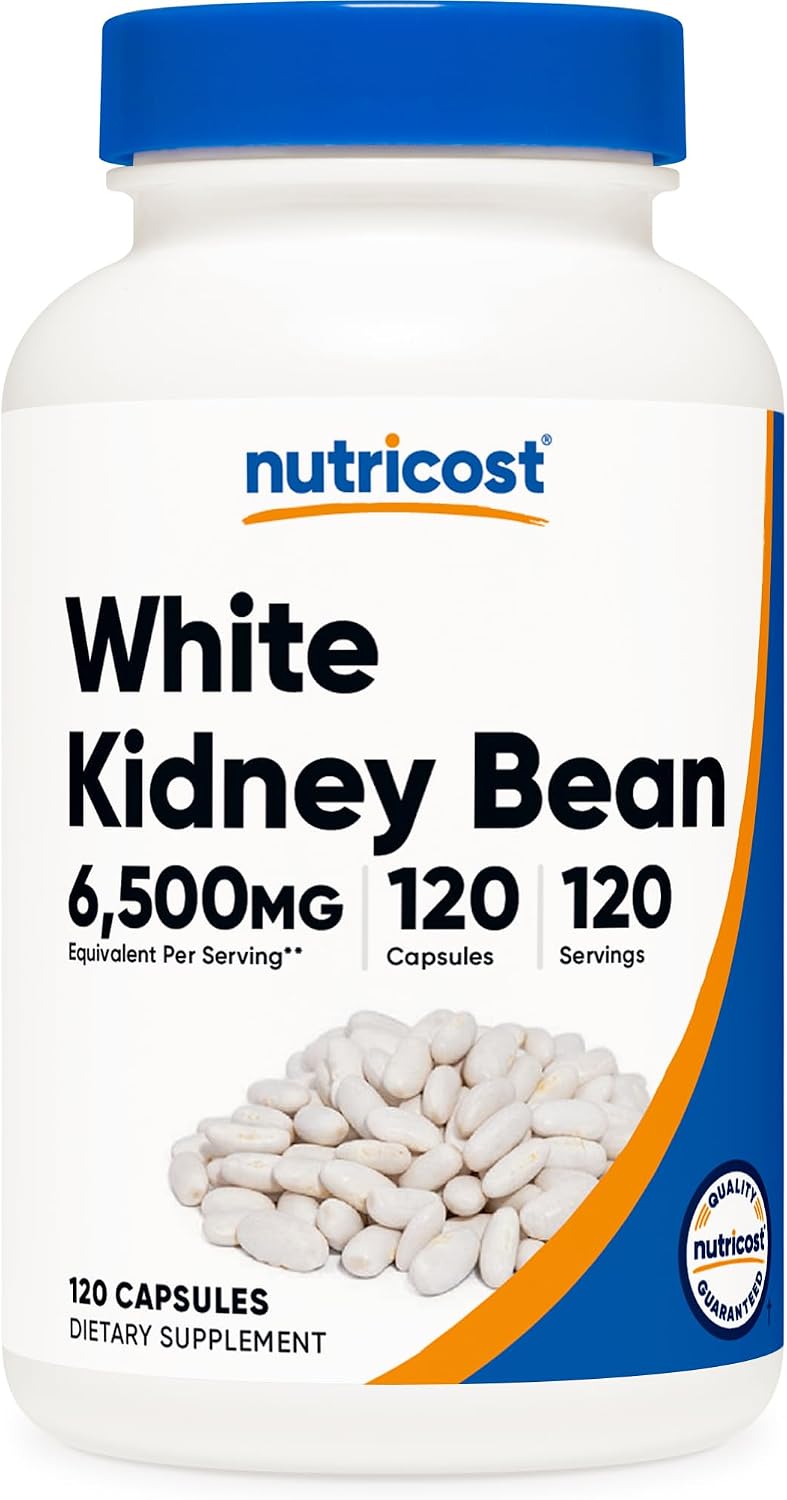 Nutricost Extracto de Judía Blanca 650mg - 120 Cápsulas Vegetales
