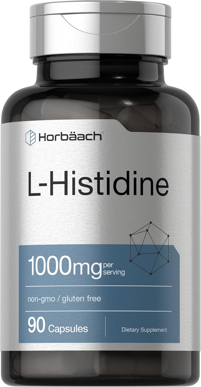 Horbäach L-Histidina 1000mg 90 Cápsulas