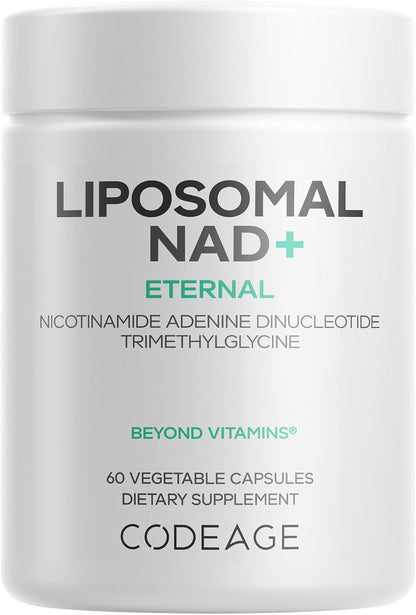 Codeage NAD+ Liposomal 500 mg con Betaína Anhidra - 60 Cápsulas – Image 1