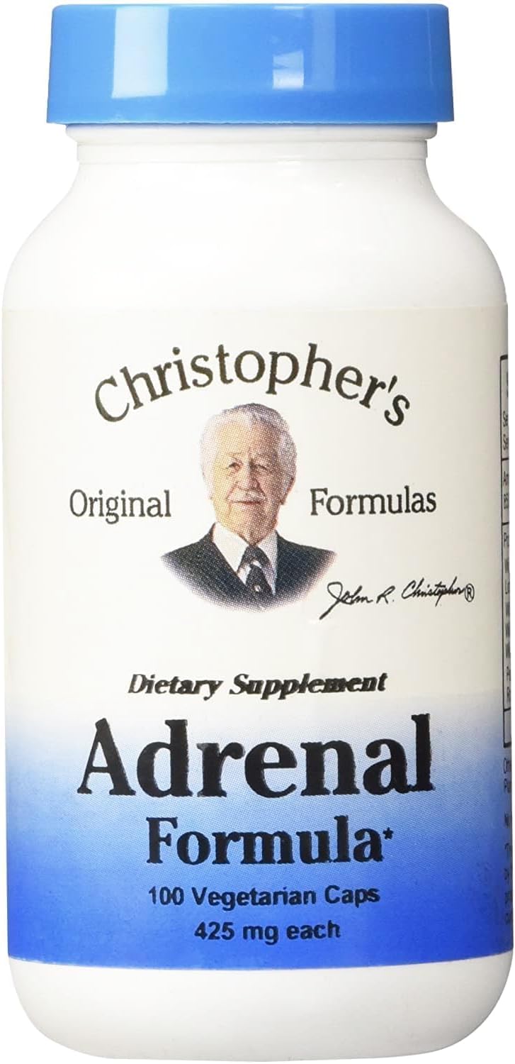 Christopher's Original Formulas Adrenal Formula - Natural Support for Adrenal Gland Function