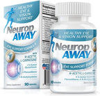 NeuropAWAY Eye Support - Suplemento Ocular con Luteína, Zeaxantina y Antioxidantes (90 Cápsulas)