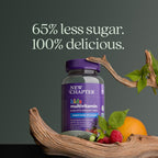 New Chapter Kids Multivitamin Gummies - 65% Menos Azúcar, Gomitas Multivitamínicas para Niños con Vitaminas C, D3 y Zinc, No GMO, Sin Gluten, Sabor Baya-Cítrica, 60 unidades