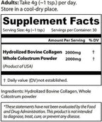 THEROOTBRANDS Root GMBMY (120 g) - Suplemento de Colágeno y Calostro en Cápsulas