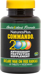 NaturesPlus Commando 2000 - 60 Comprimidos - Protección Antioxidante