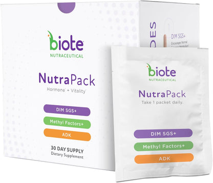Biote Nutraceuticals - NutraPack - Hormone – Energía y vitalidad: Las vitaminas y minerales contribuyen al – Image 1