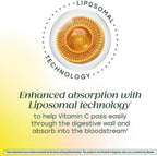 MegaFood Vitamina C Liposomal, 1000 mg por Dosis, 120 Cápsulas