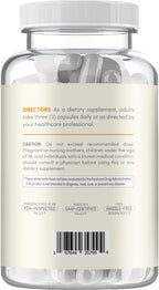 Clear Formulas Suplemento de Polen de Abeja de Alta Potencia - 1500mg por Dosis - 200 Cápsulas