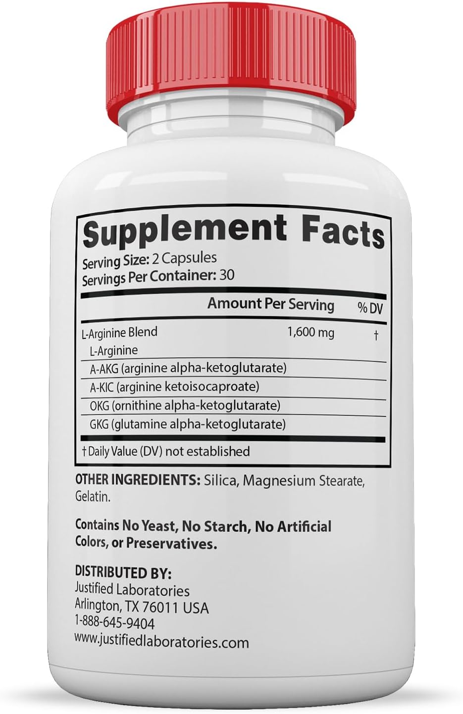 Vital Grow XL Extreme Cápsulas 1600mg Fórmula Premium para la Salud Masculina 60 Cápsulas