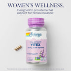 SOLARAY Vitex (Sauzgatillo) 225 mg, 60 cápsulas veganas