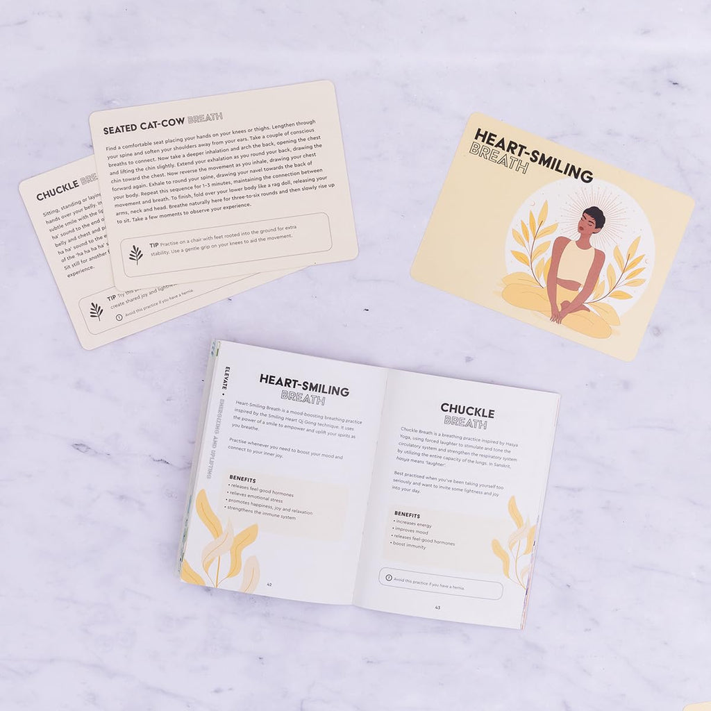 Breath Practice Cards: 50 meditaciones de respiración para mente, cuerpo y ser (Cartas de bienestar)