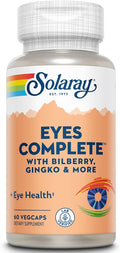 SOLARAY Eyes Complete - 60 Cápsulas Vegetales - Complemento para la Visión