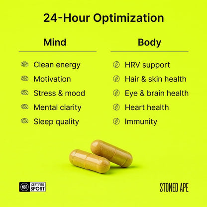 Stoned Ape Nootropack - Suplemento para la – L-Teanina : un aminoácido que puede favorecer la relajación sin – Image 5