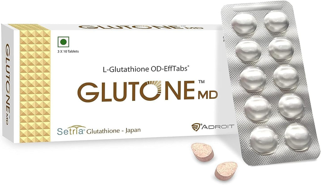 Dalal MD – Glutatión Bucodisoluble 100mg – Setria L-Glutation de Japón – 30 Comprimidos Sabor Naranja