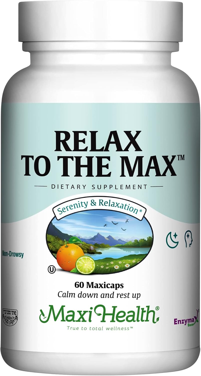 Relax to The Max Fórmula para el Estrés – 60 Cápsulas