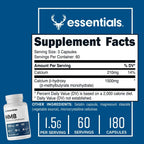 Bucked Up HMB 1500mg - 180 Cápsulas (60 Dosis)