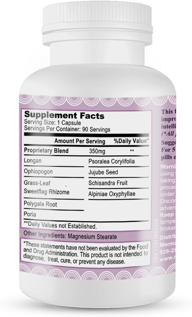 M.U Magic Brain Formula – Complejo de Plantas Naturales para Mente y Sueño (90 Cápsulas)
