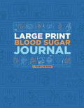 Diario de Azúcar en Sangre con Letra Grande - Registro de Glucosa e Insulina para 2 Años (Tipo 1 y 2)