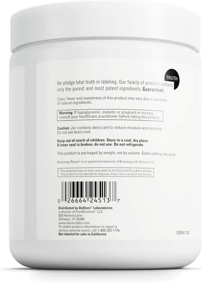 DAVINCI Labs Mito-Fuel con D-Ribosa - 300 g