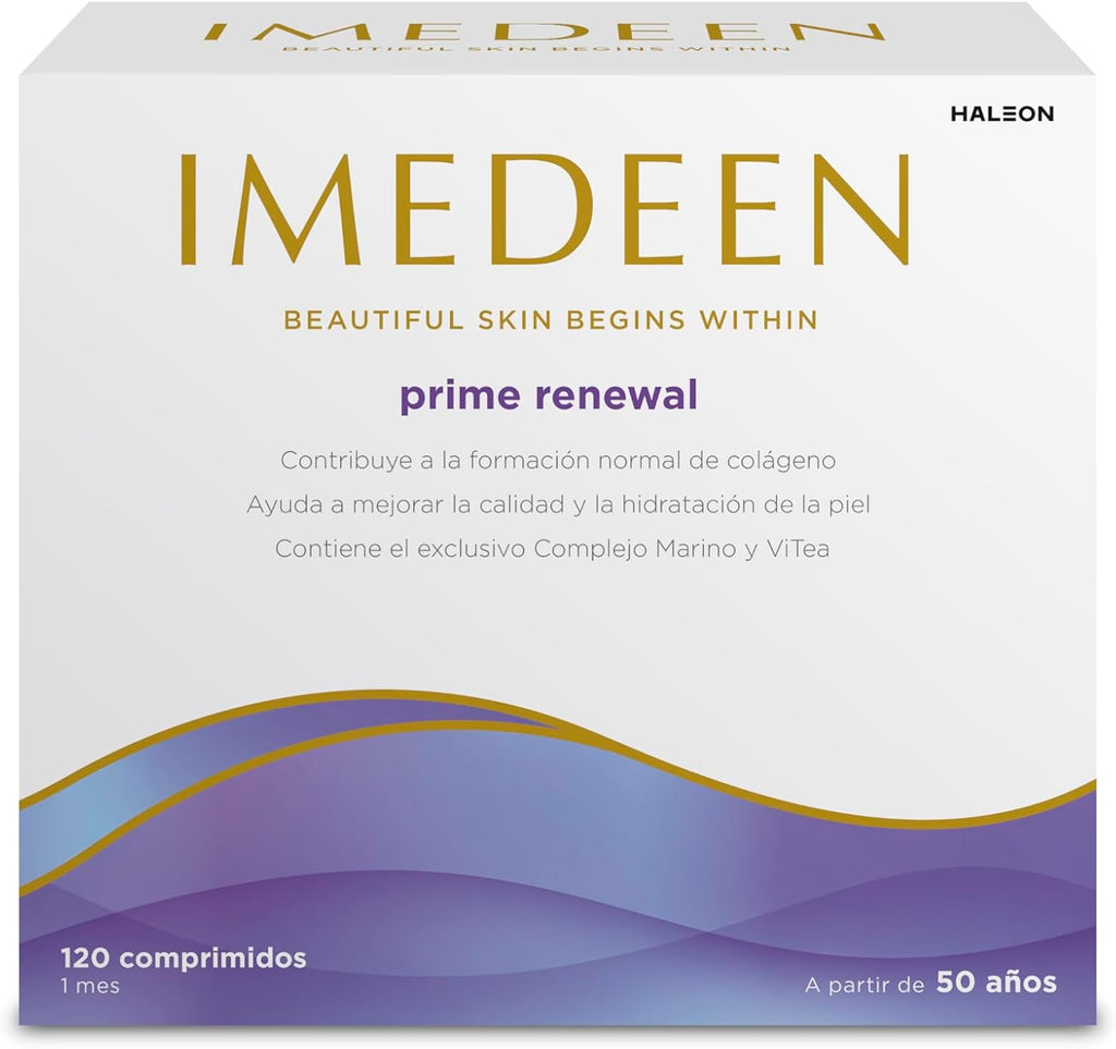 Imedeen Prime Renewal Comprimidos (120 unidades) – Fórmula de colágeno para el cuidado de la piel a partir de los 50 años