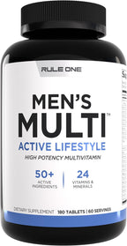 Rule 1 Proteins Men's Daily Multi, 180 Comprimidos, 60 Días