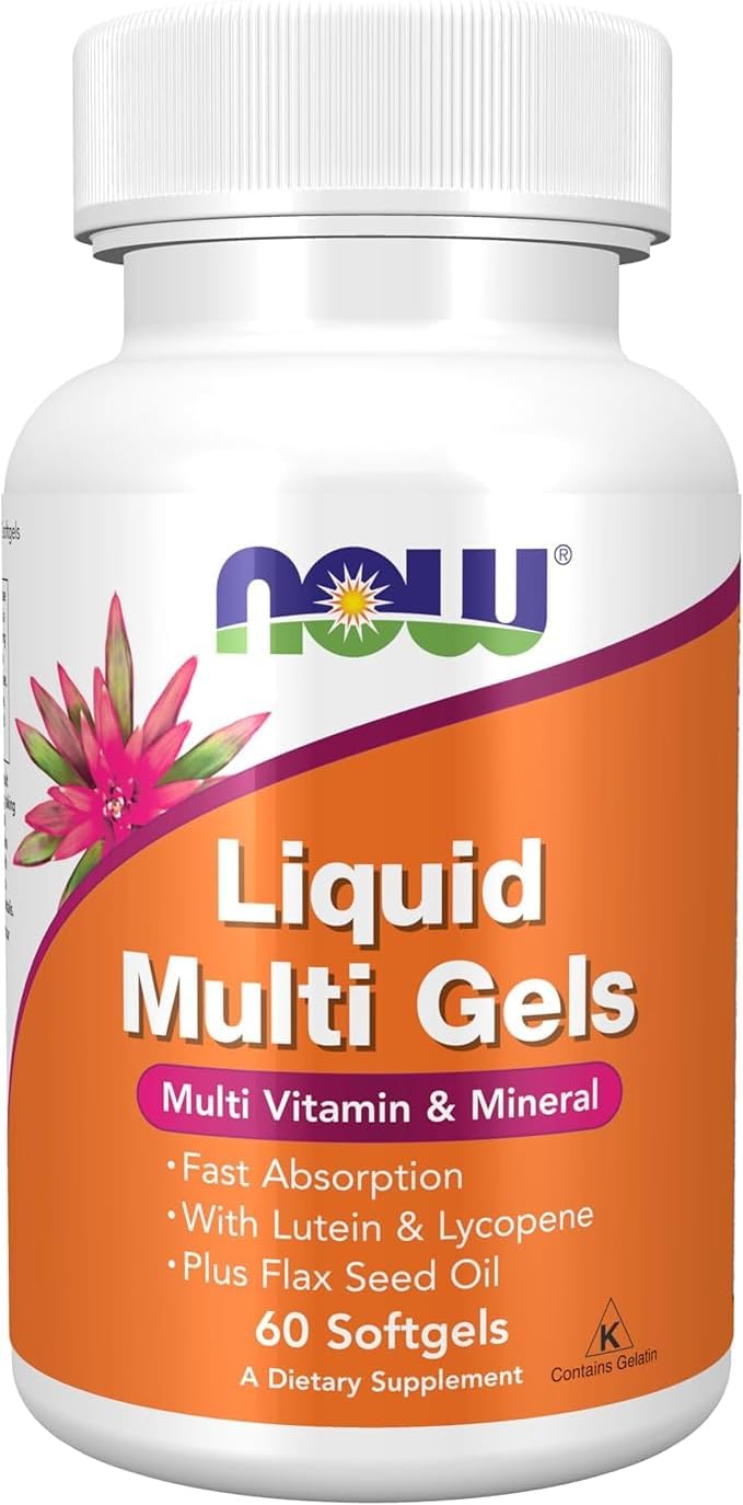 Now Foods Multivitamínico Líquido Cápsulas Blandas, 60 unidades