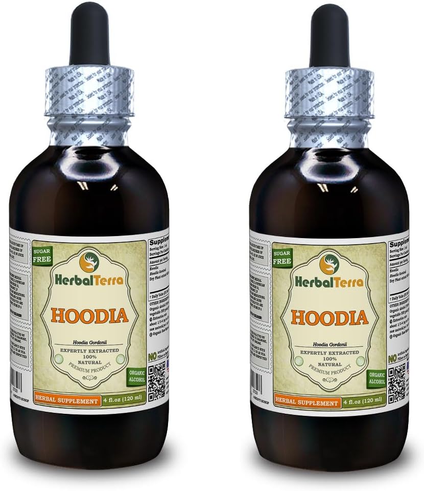 Tintura de Hoodia Gordonii - Extracto Líquido de Planta Seca (2x120 ml)