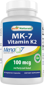Best Naturals MK-7 100 mcg 60 cápsulas vegetales