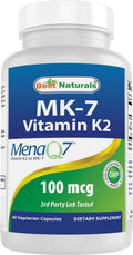 Best Naturals MK-7 100 mcg, 60 Cápsulas Vegetarianas