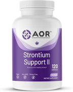 AOR Strontium Support II 341mg, 60 Cápsulas Veganas - Citrato de Estroncio para la Estructura Ósea