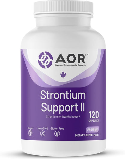 AOR Strontium Support II 341mg, 60 Cápsulas – Cápsulas veganas: Elaboradas sin gelatina animal, aptas para dietas – Image 10