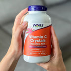 NOW Foods, Vitamina C en Cristales (Ácido Ascórbico), 454 g