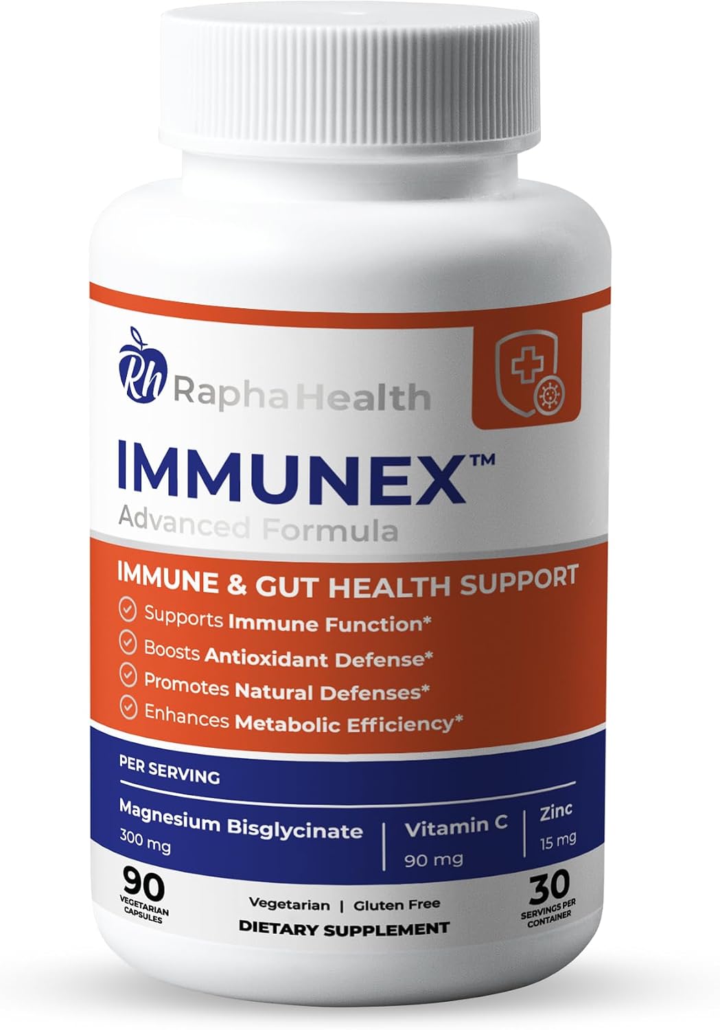 Immune 247 - Apoyo Inmunitario y Bienestar | Magnesio, Zinc, Selenio, Vitamina C y Ashwagandha | 90 Cápsulas