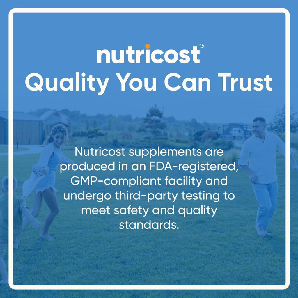 Nutricost Glutatión 500mg, 240 Cápsulas - Sin Gluten, No GMO