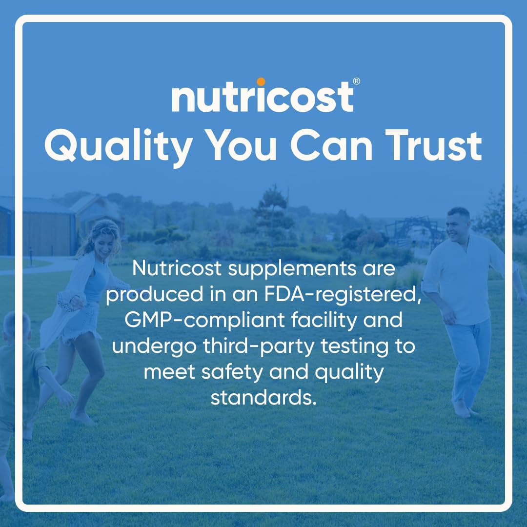 Nutricost Glutatión 500mg, 240 Cápsulas - Sin Gluten, No GMO