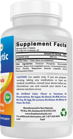 Best Naturals D-Aspartic Acid (DAA) 3000mg – 180 Comprimidos